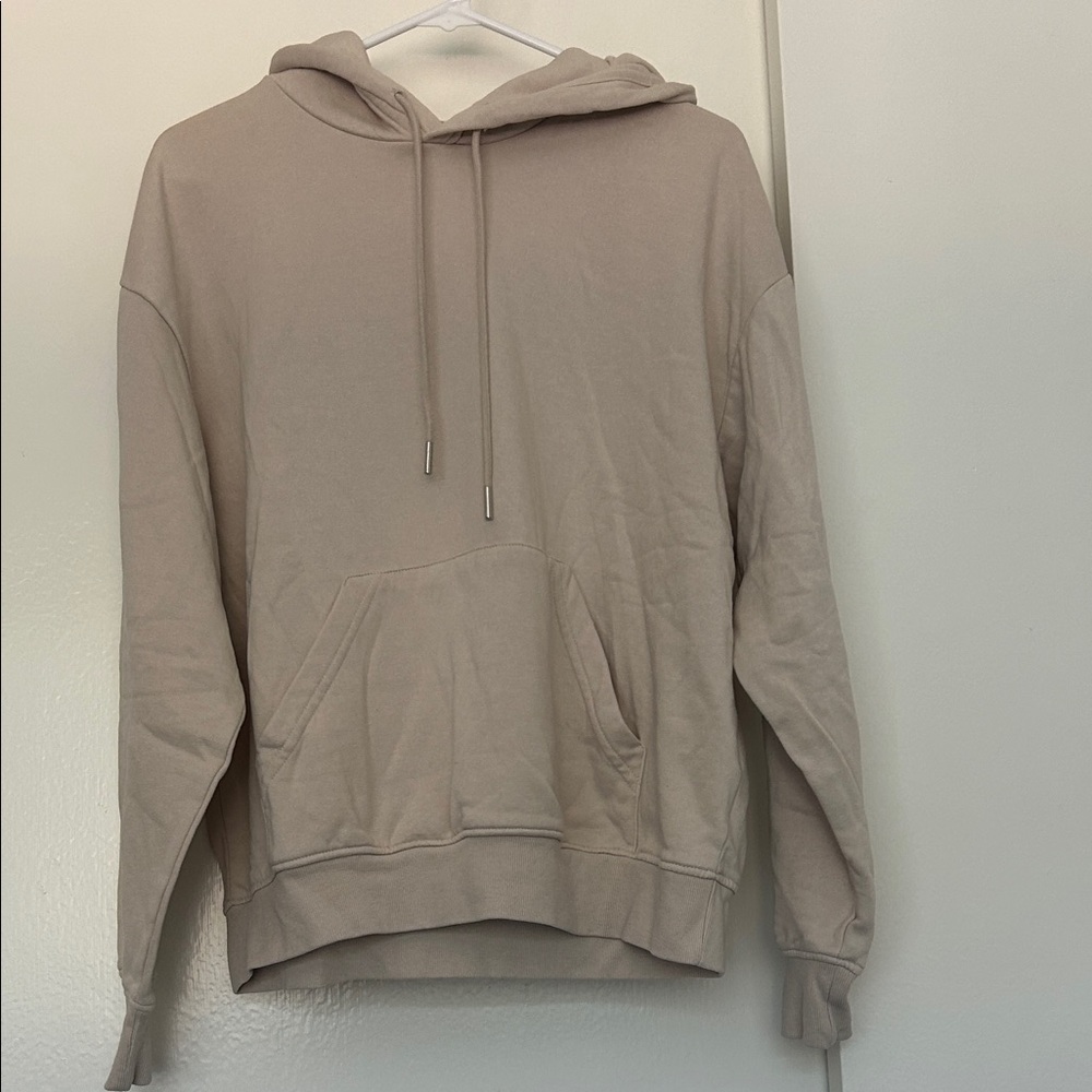 H&M Beige Hoodie Sweater